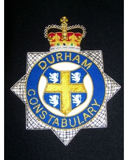 Small Embroidered Badge - Durham Police